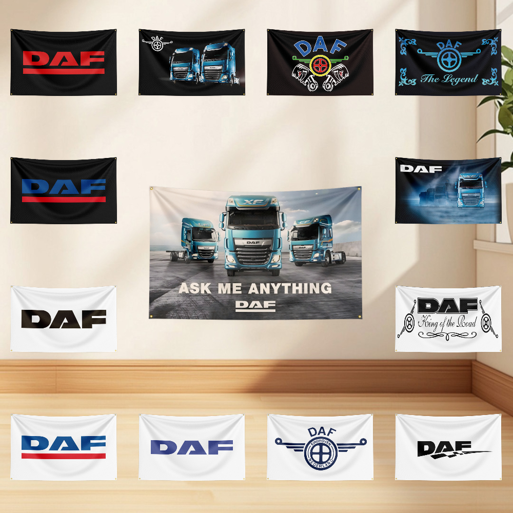 Car Accessories Banner - 3x5ft D-DAF Flag Professional Car Motorcycle