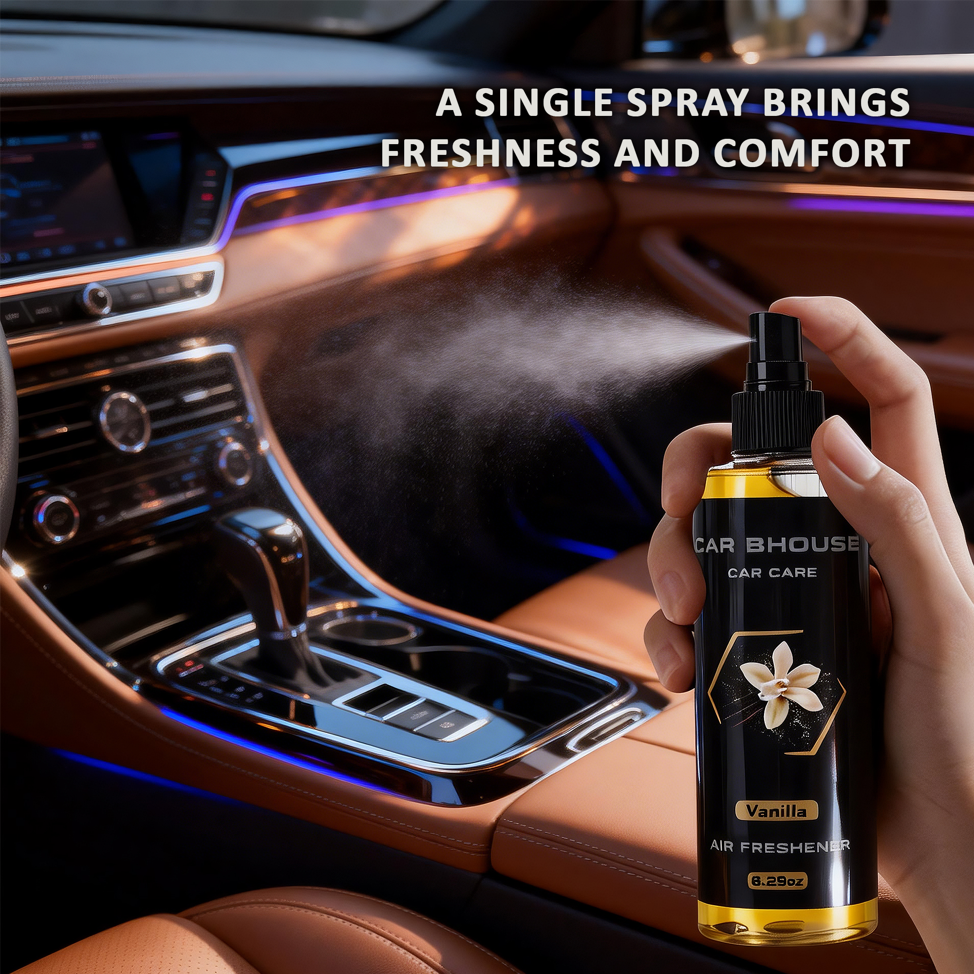Car Air Freshener Spray Car Fr - Car Accessories Interior บทวิจารณ์และราคา