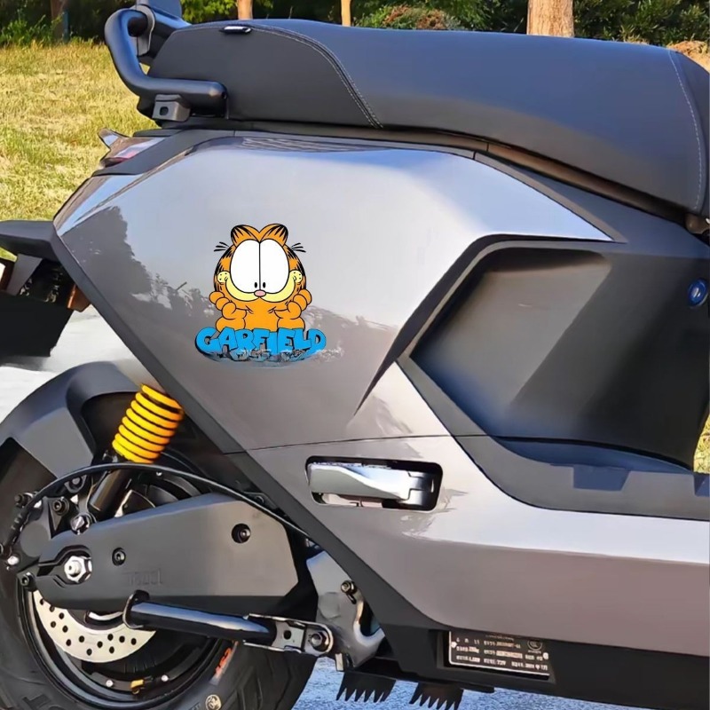 Creative cartoon cute Garfield - Car Accessories Sticker บทวิจารณ์และราคา