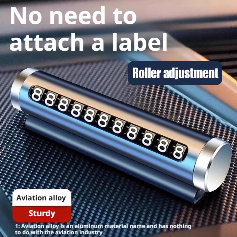 Metal Car Temporary Parking Ca - Car Accessories Sticker บทวิจารณ์และราคา