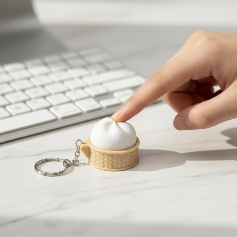 Colorful Bun Clicker Keychain  - Car Accessories Bunnings บทวิจารณ์และราคา