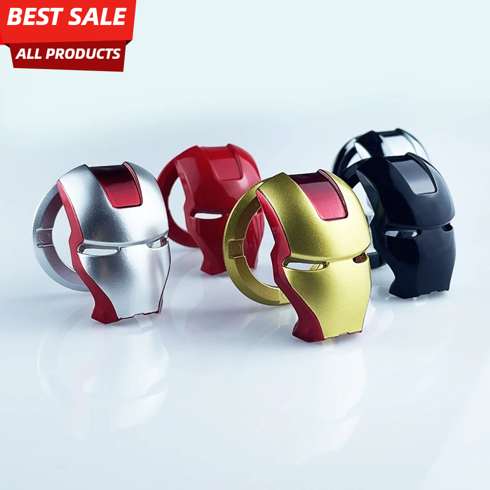Captain America Iron Man Anime - Car Accessories Sticker บทวิจารณ์และราคา