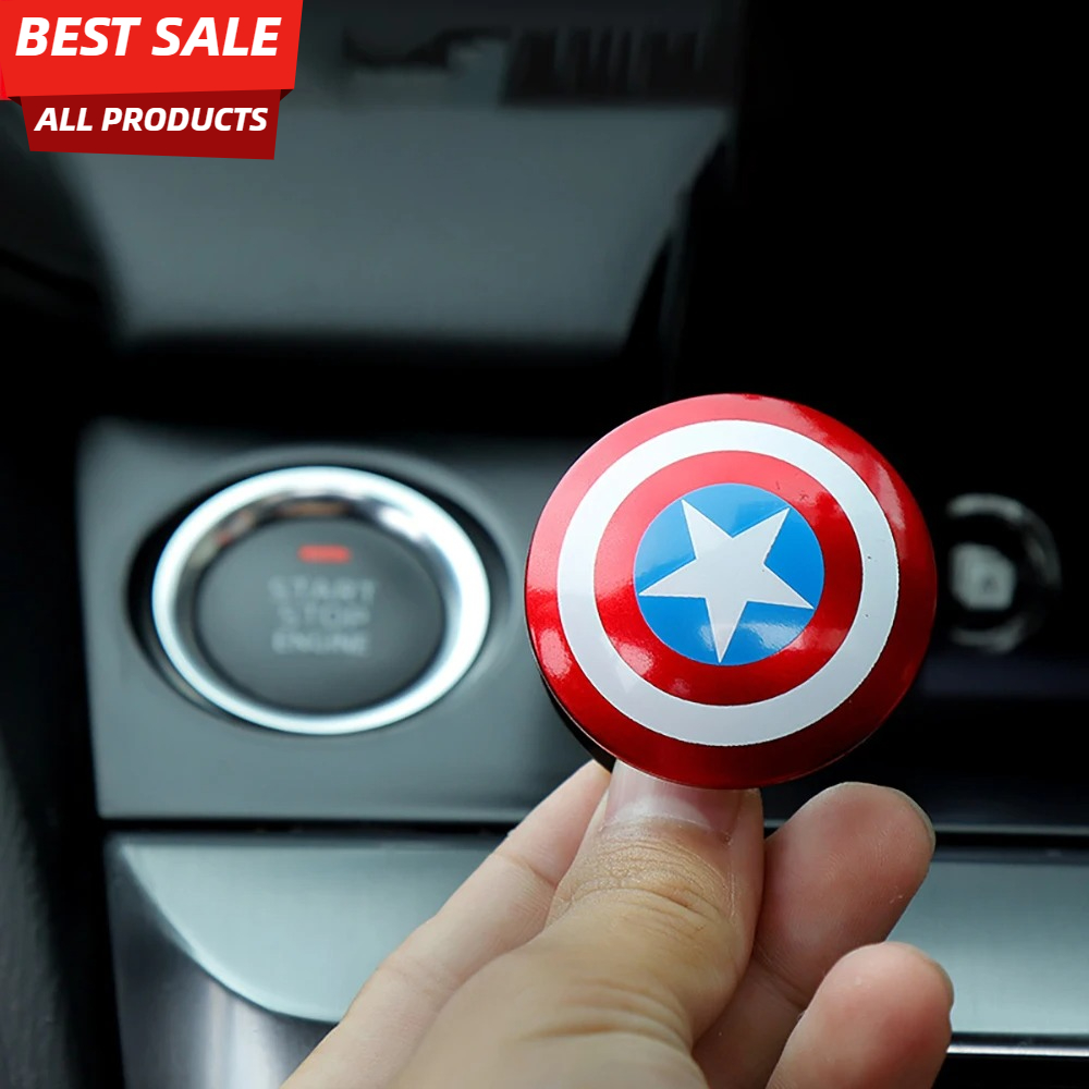 Captain America Iron Man Anime - Car Accessories Sticker บทวิจารณ์และราคา