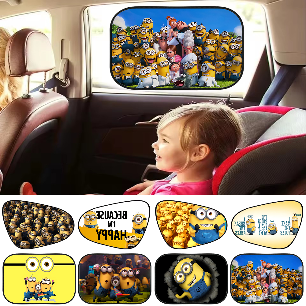 CARTOON M-Miniones Car Side Wi - Automatic Car Sunshade บทวิจารณ์และราคา
