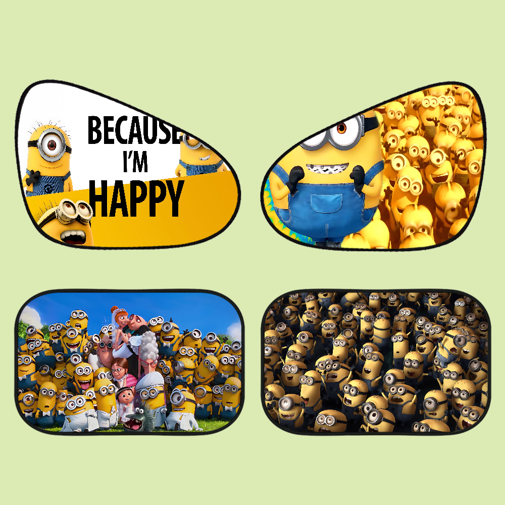 CARTOON M-Miniones Car Side Wi - Automatic Car Sunshade บทวิจารณ์และราคา