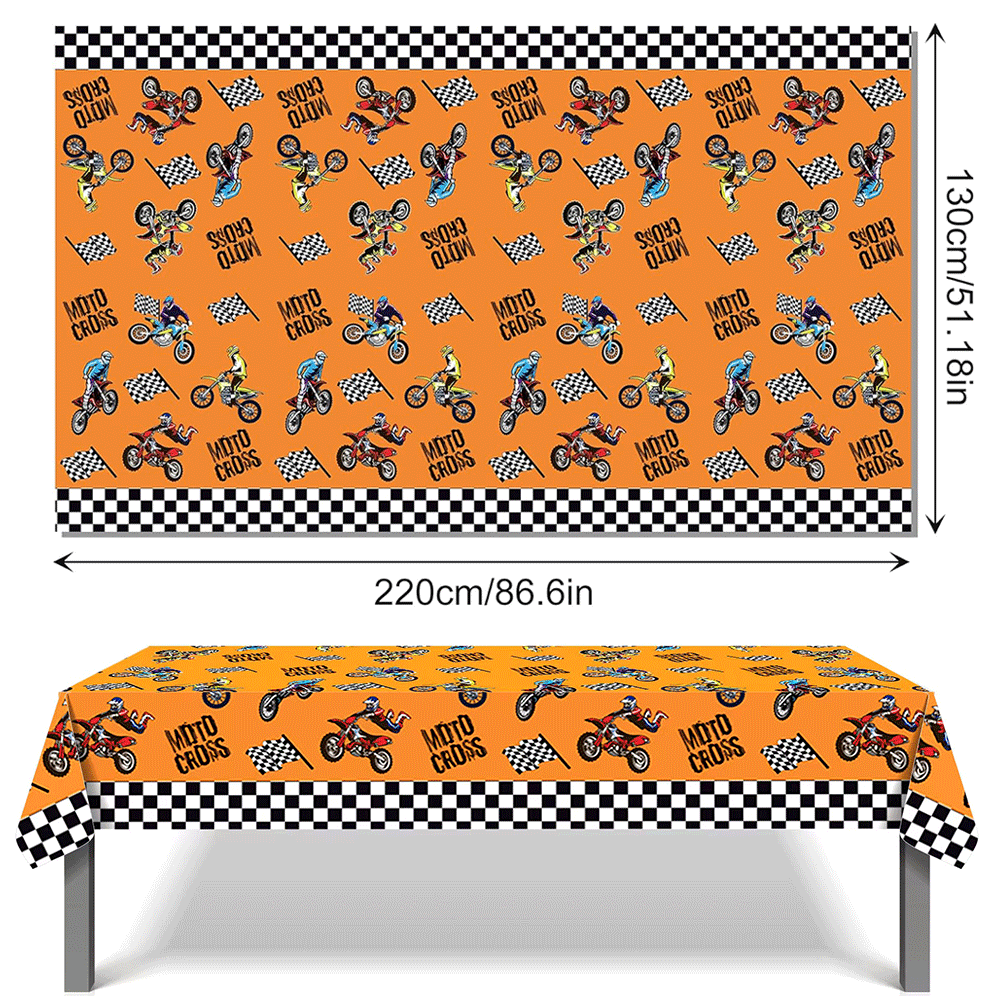 Motorcycle Theme Happy Birthda - Car Accessories Banner บทวิจารณ์และราคา