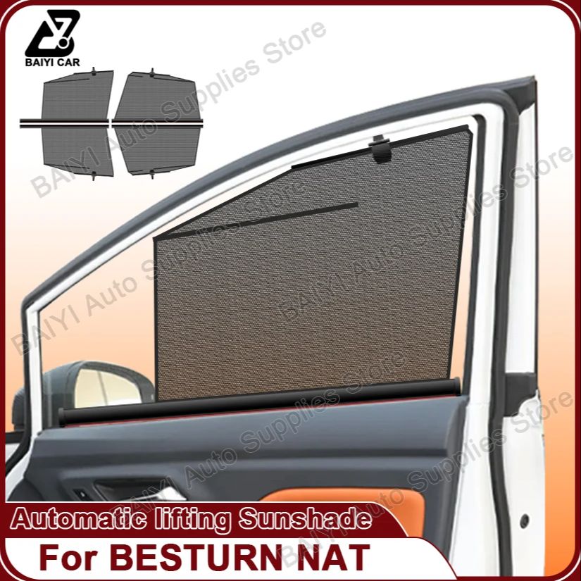 For BESTURN NAT car Side windo - Automatic Car Sunshade บทวิจารณ์และราคา