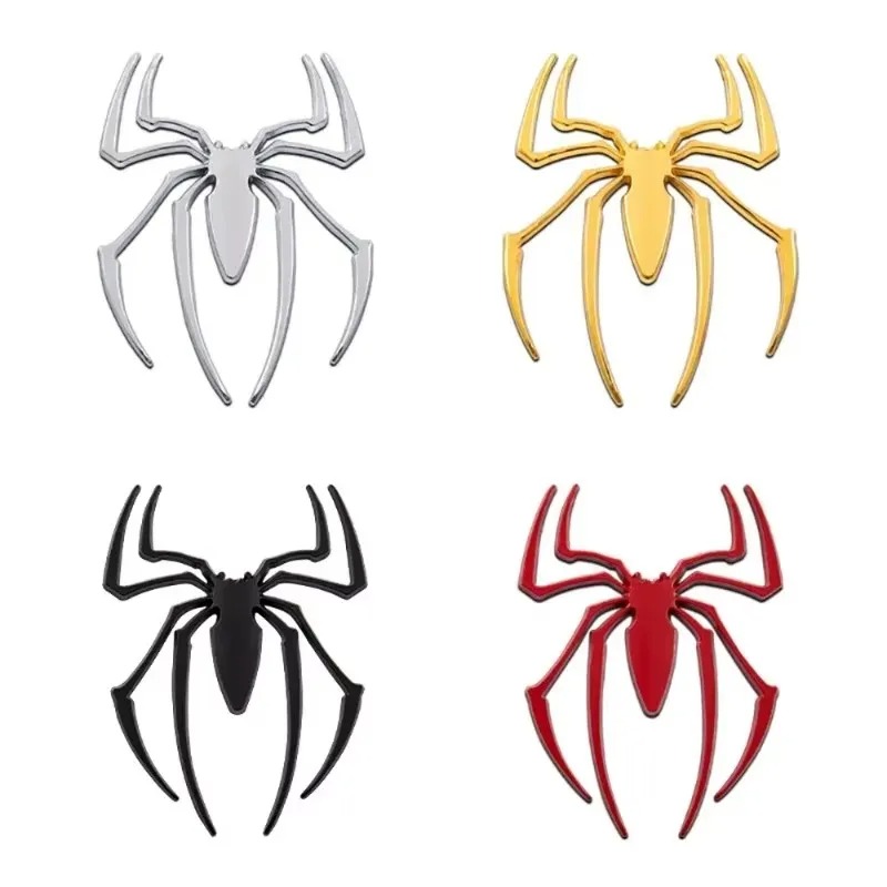 3D metal car stickers, spider  - Car Accessories Sticker บทวิจารณ์และราคา