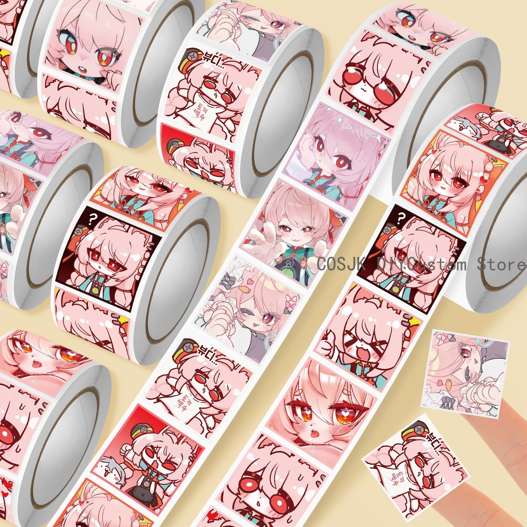 500Pc/Roll Anime Zenless Zone  - Car Accessories Sticker บทวิจารณ์และราคา