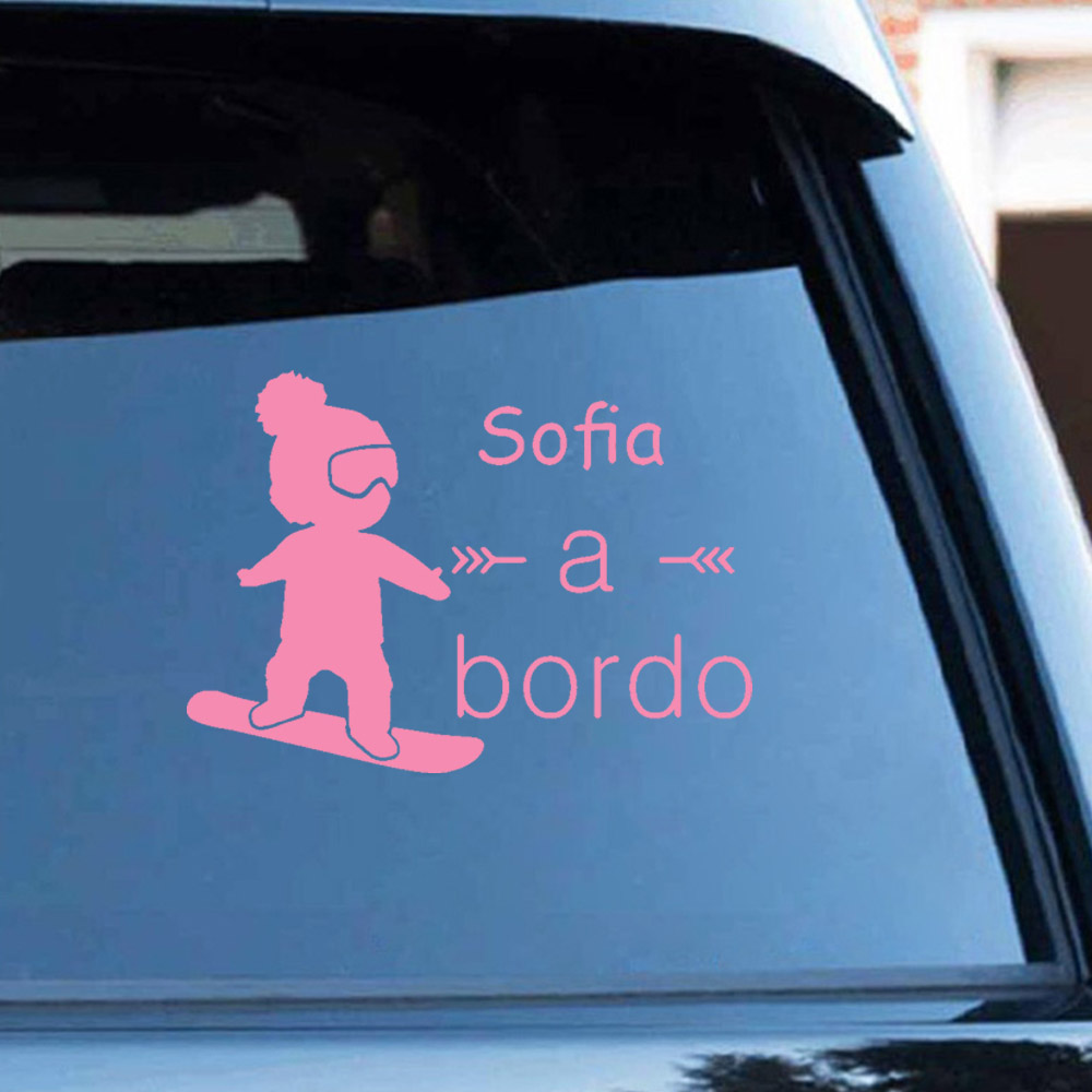 1pc Vinyl baby a bordo colorfu - Car Accessories Sticker บทวิจารณ์และราคา