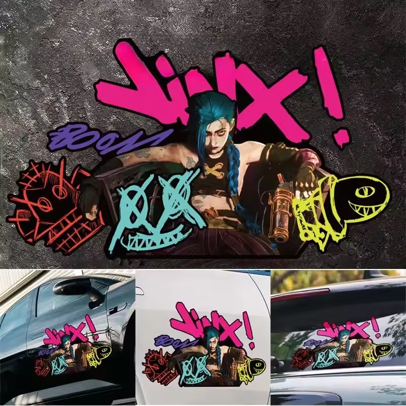 Arcane Jinx Graffiti Reflectiv - Car Accessories Sticker บทวิจารณ์และราคา