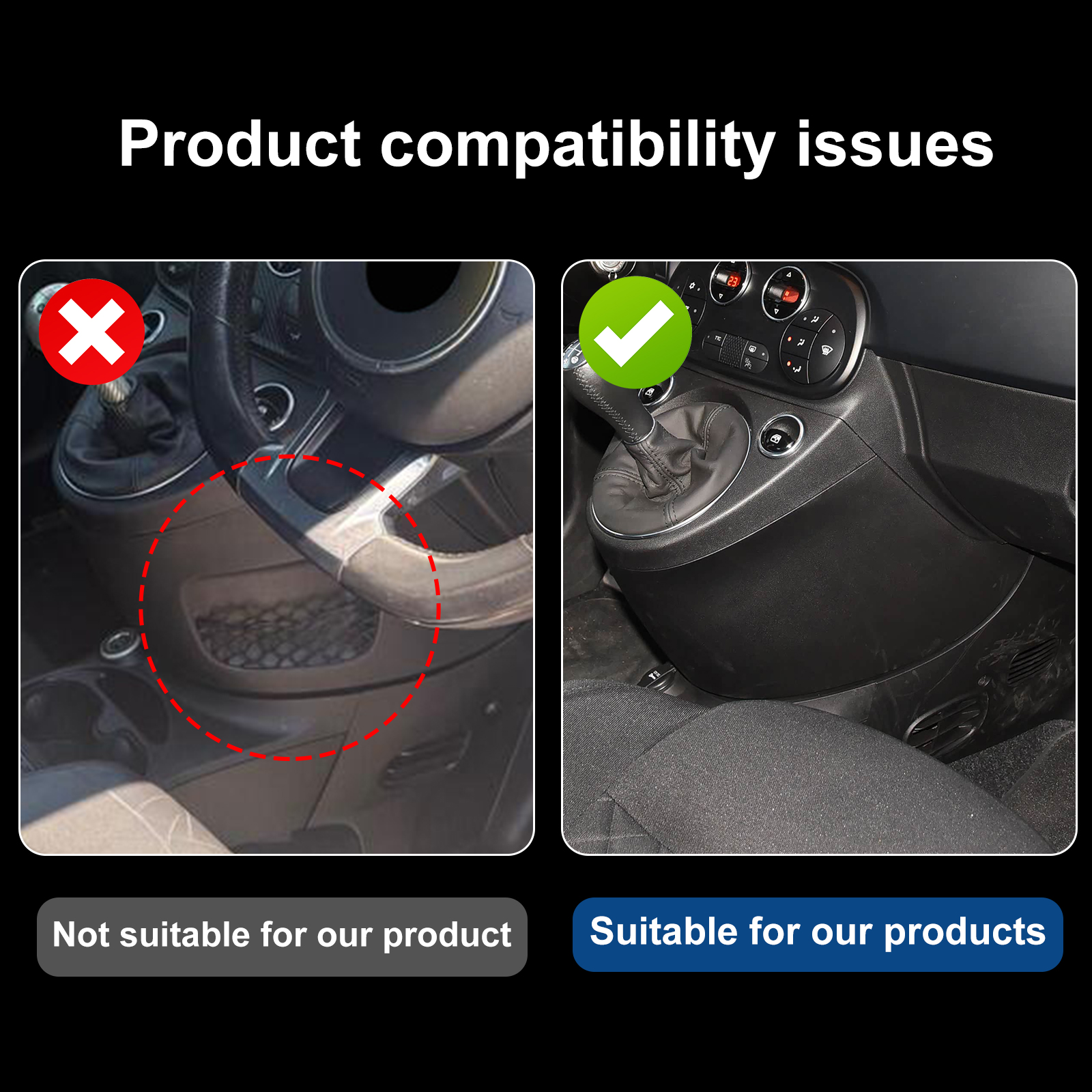 Top Suede Sticker For Fiat 500 - Car Accessories Under 500 บทวิจารณ์และราคา