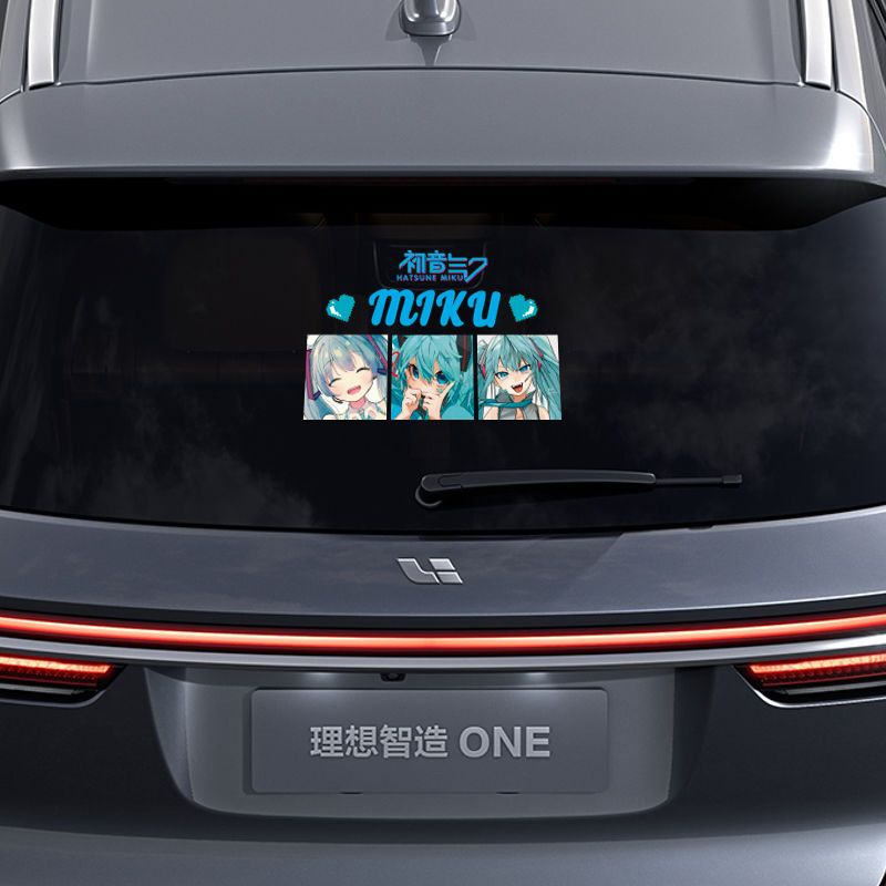2026 New Creative Hatsune Miku - Car Accessories Sticker บทวิจารณ์และราคา