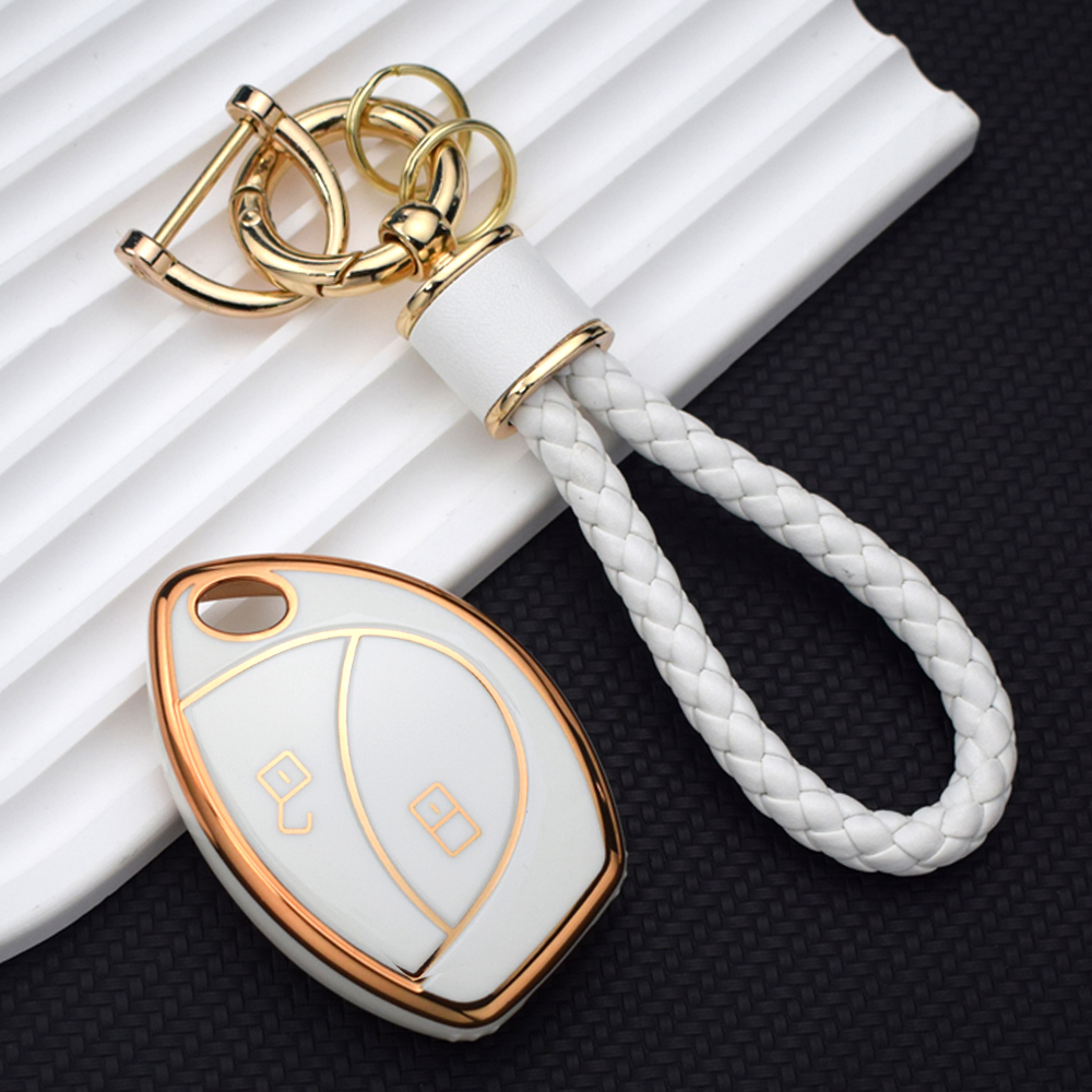 2 Buttons TPU Car Key Case Cov - Car Accessories Malaysia บทวิจารณ์และราคา