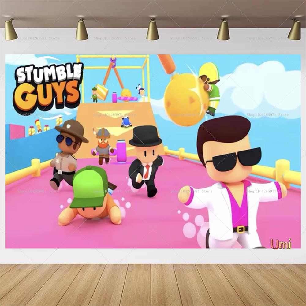 Stumble Guys Theme Birthday Pa - Car Accessories Banner บทวิจารณ์และราคา