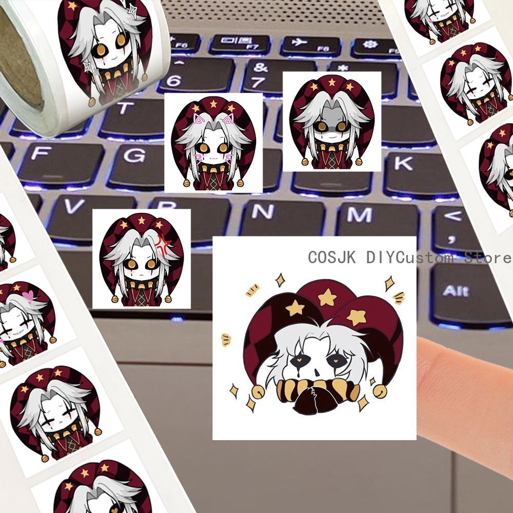 500Pc/Roll Anime Pierrot The F - Car Accessories Sticker บทวิจารณ์และราคา
