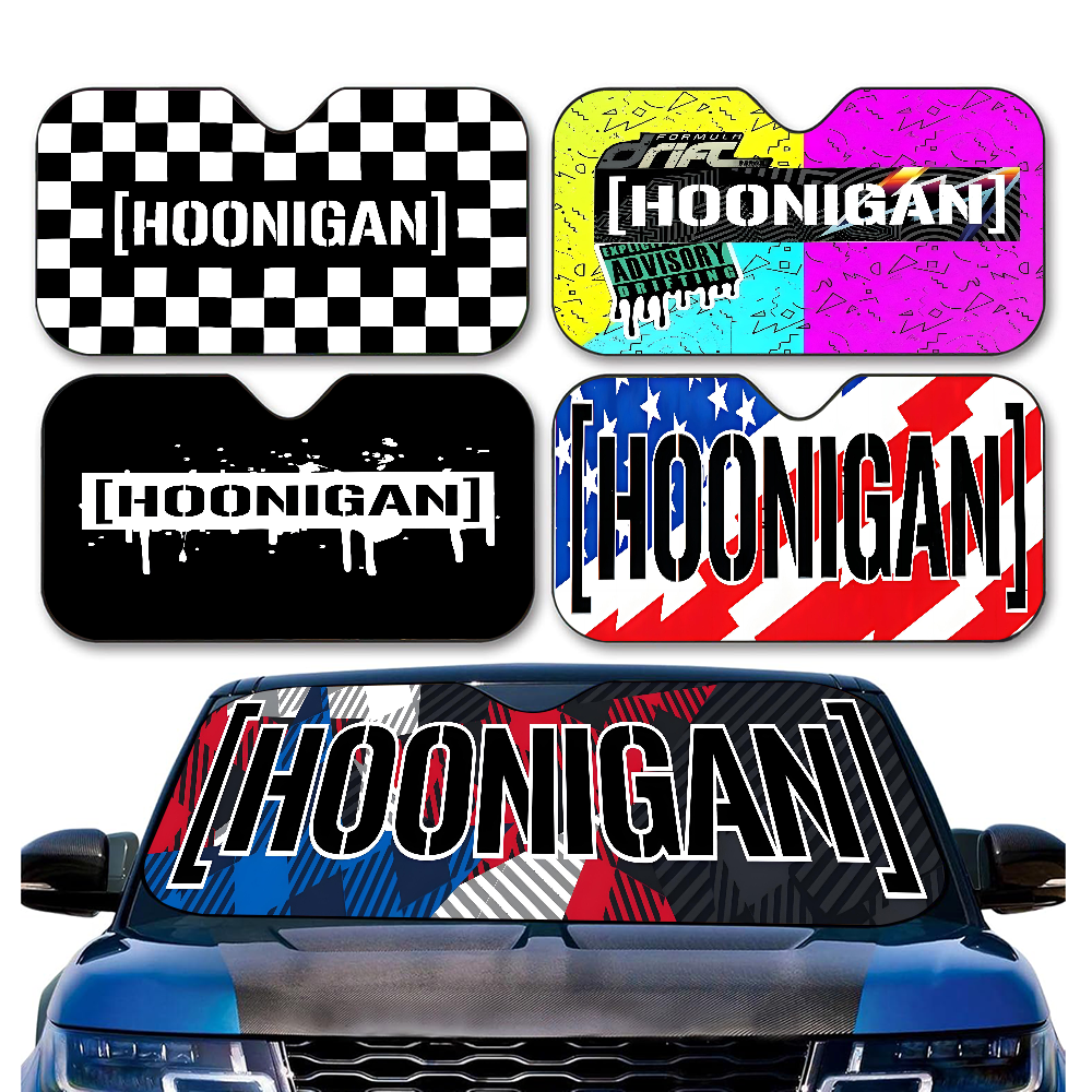 Hoonigan Driven By Passion Rac - Automatic Car Sunshade บทวิจารณ์และราคา