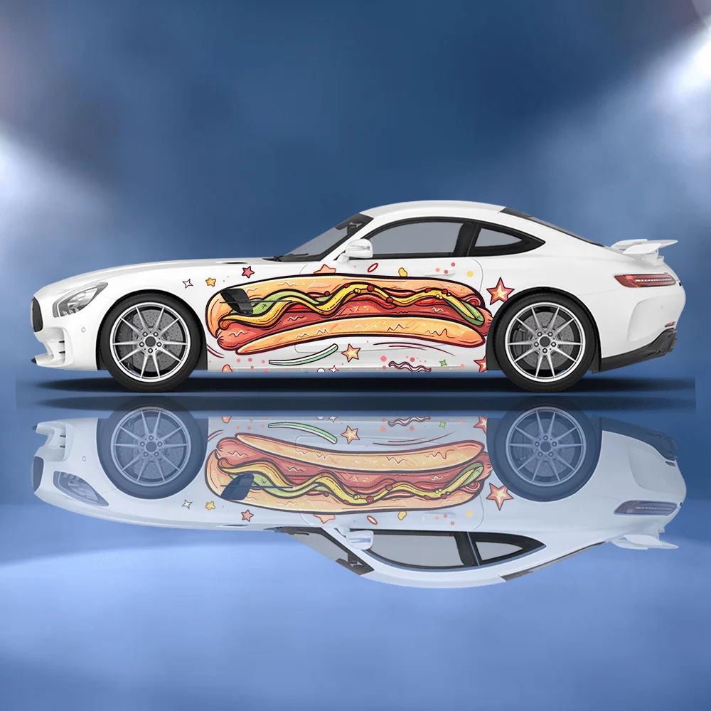 Funny Cartoon Hot Dog Bun Car  - Car Accessories Bunnings บทวิจารณ์และราคา