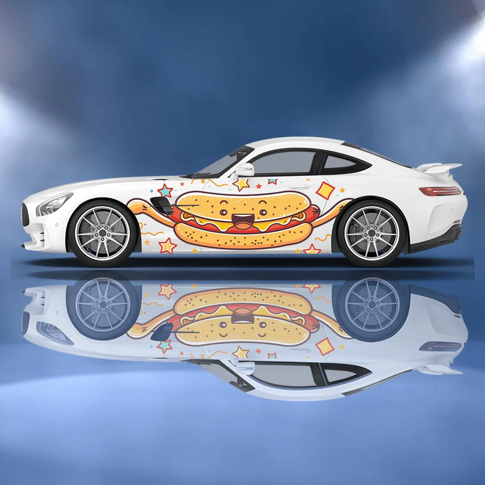 Funny Cartoon Hot Dog Bun Car  - Car Accessories Bunnings บทวิจารณ์และราคา