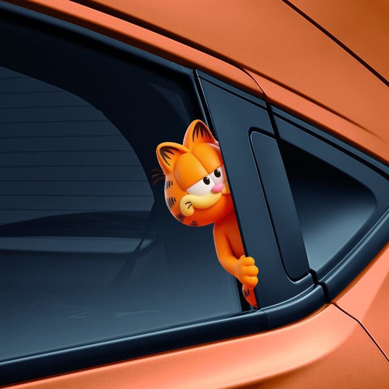 Garfield anime cartoon cute fu - Car Accessories Sticker บทวิจารณ์และราคา