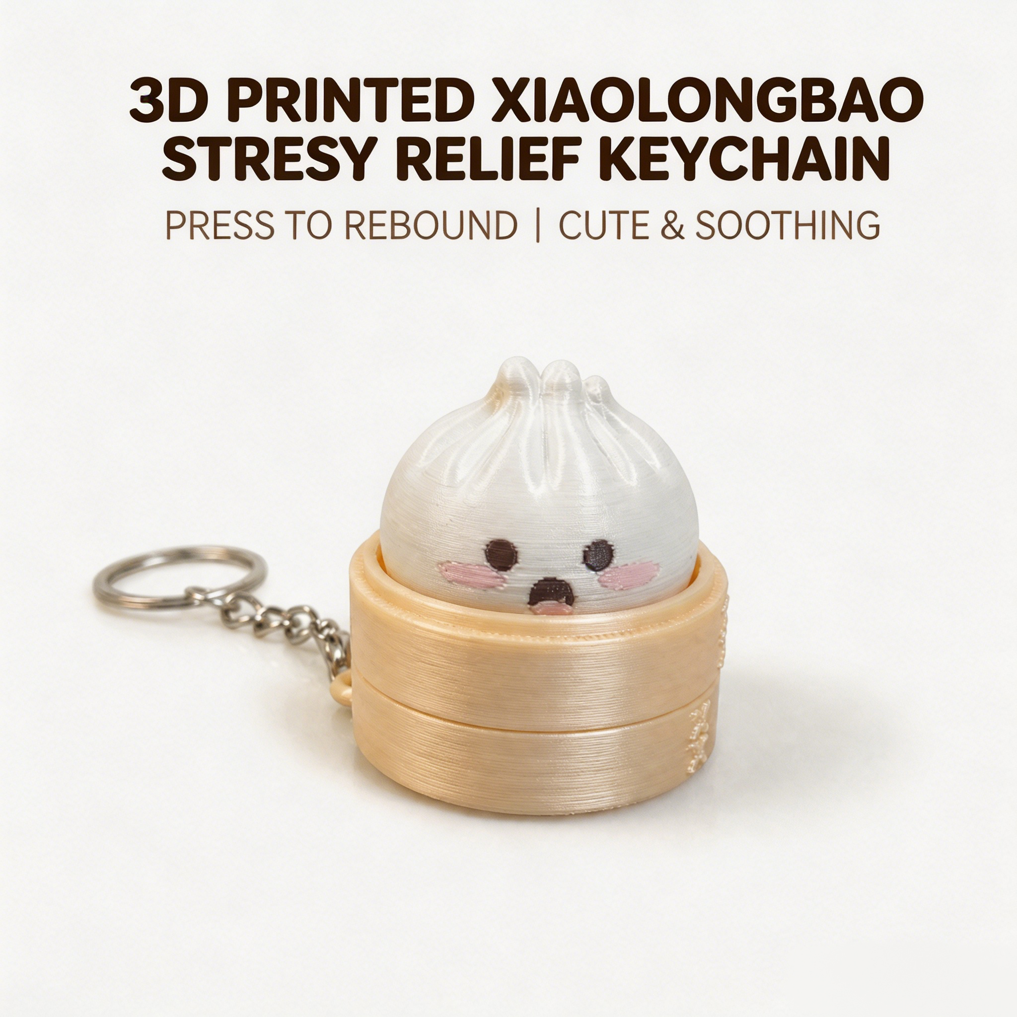 3D Printed Xiaolongbao Keychai - Car Accessories Bunnings บทวิจารณ์และราคา