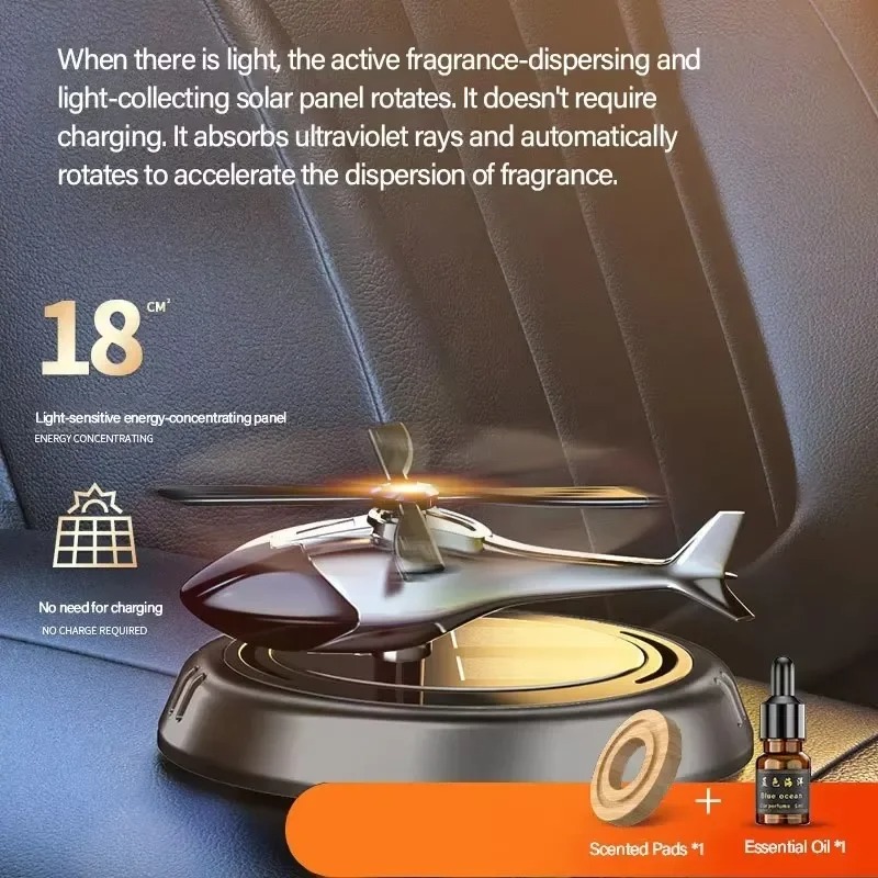 Solar Powered Helicopter Car A - Car Accessories Interior บทวิจารณ์และราคา