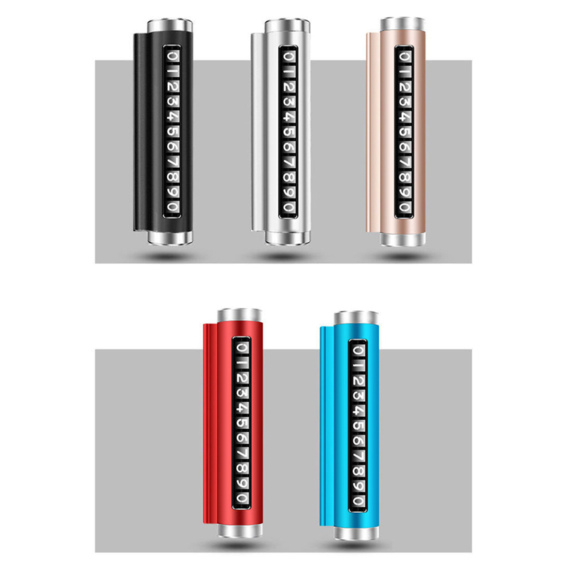 Metal Car Temporary Parking Ca - Car Accessories Sticker บทวิจารณ์และราคา