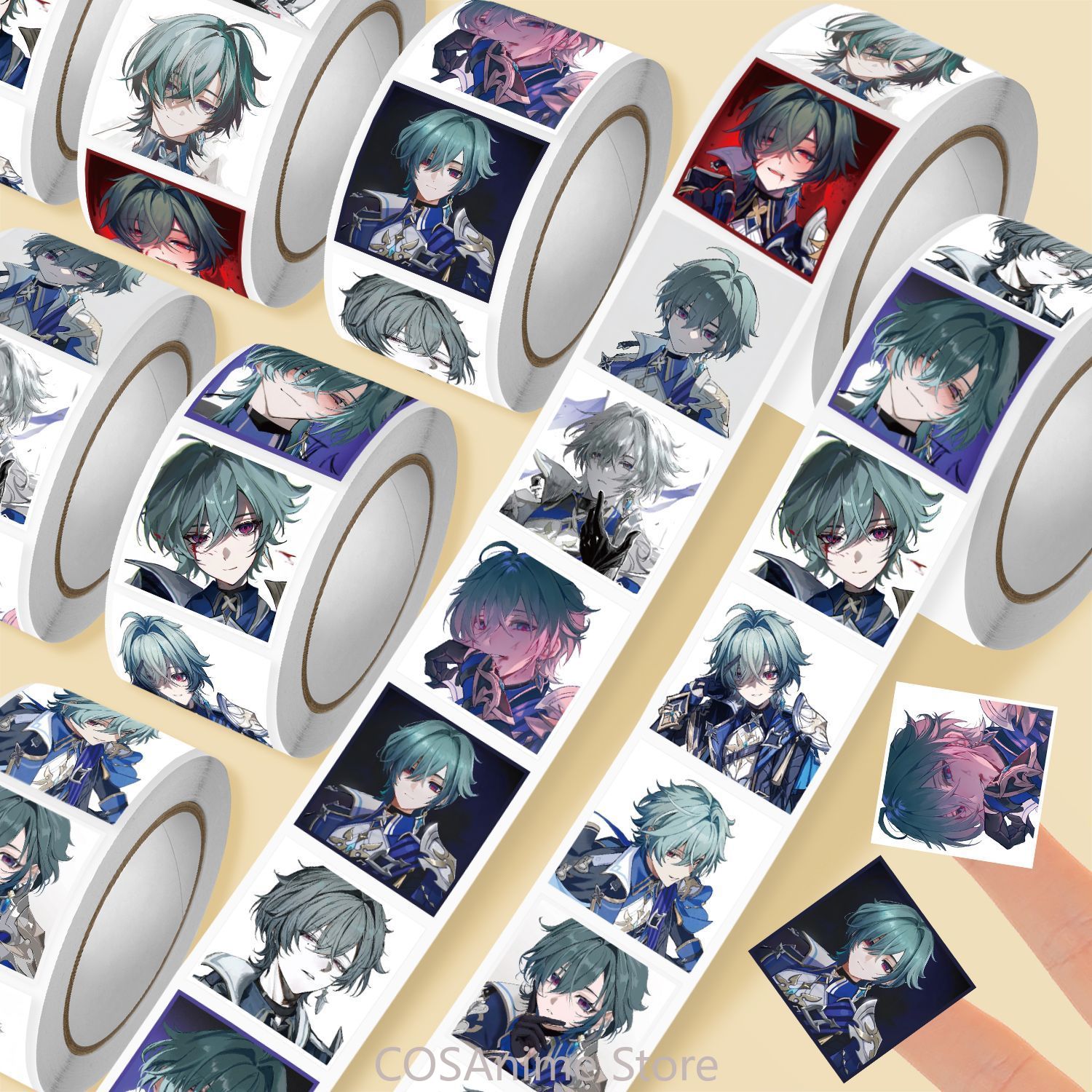 Anime Lohen Genshin Impact Q V - Car Accessories Sticker บทวิจารณ์และราคา